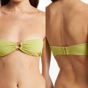 House of CB Tortoise Ring Bandeau Bikini Top
